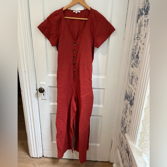 Madewell Pants - Madewell Linen Cotton Jumpsuit